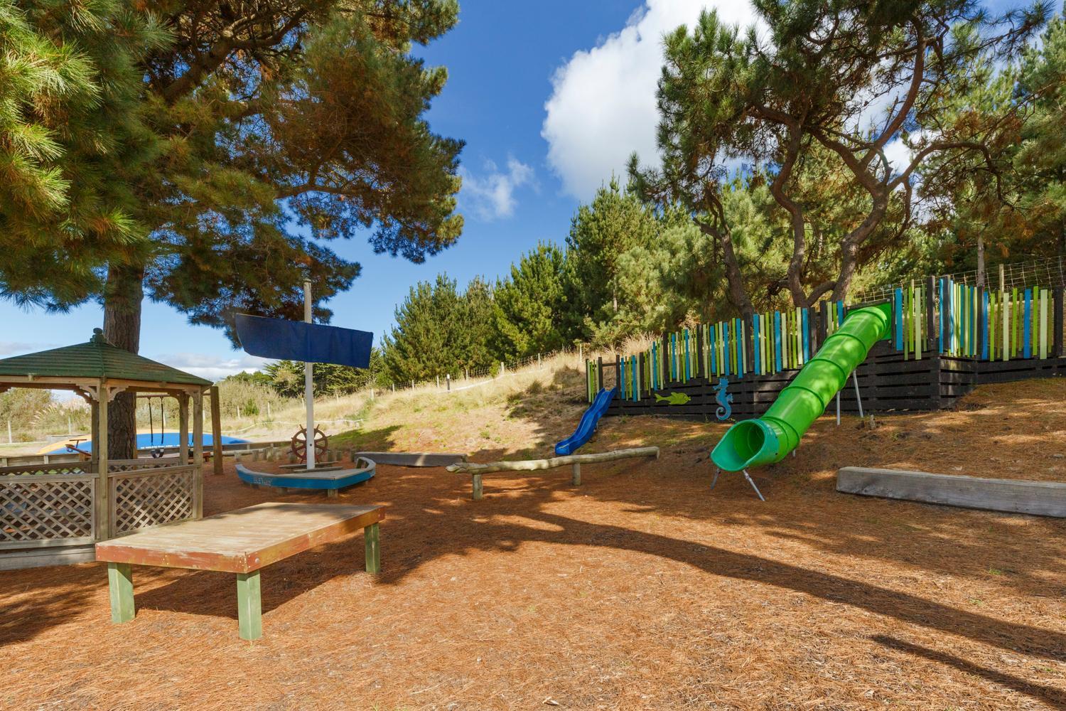 Foxton Beach Holiday Park Exteriör bild